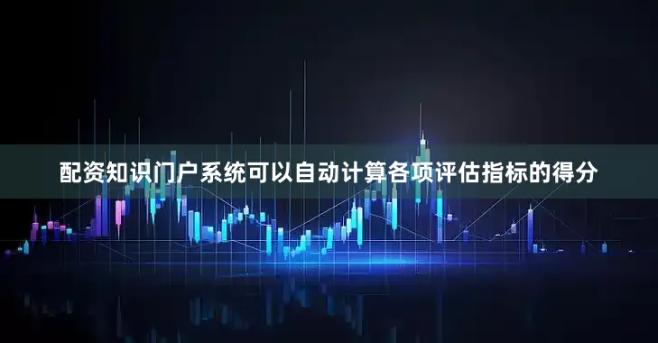 配资知识门户系统可以自动计算各项评估指标的得分